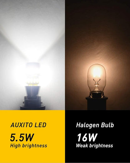 AUXITO 912 921 LED Bulbs for Backup Reverse Light Bulbs, 42-SMD 6000K Ultra Bright White, Non-polarity 906 W16W T15 921 LED Bulb Direct Back Up Parking Light Replacement Lamp, Pack of 2