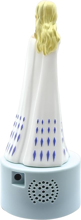 LEXiBOOK Frozen, Nightlight and Speaker for Children's Room, Color Change, Soft Light, Battery Operated, Blue/White, NS01FZ