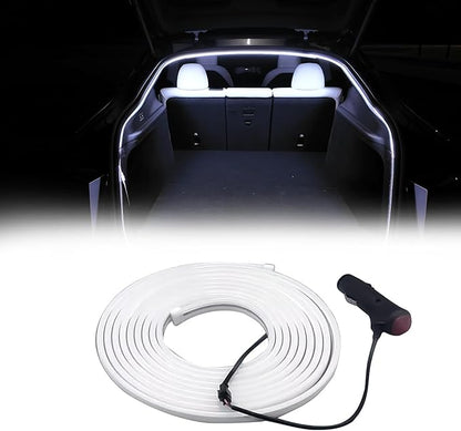 Tlyard Front Trunk LED Lights Strip for Tesla Model Y Juniper 2025 2026 Back Interior Frunk Lightning Waterproof &High Brightness Strip for Tesla Model Y Accessories