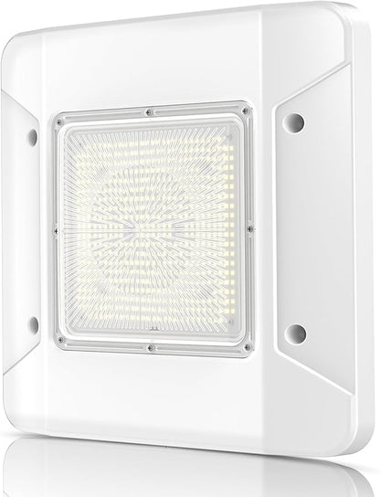 150W LED Canopy Light, 21000LM 5700K Daylight, Surface Mount Gas Station Ceiling Light (700W HID/HPS Equiv.), IP65 Waterproof Commercial Parking Garage Lighting, 100-277VAC UL Listed (1 Pack)