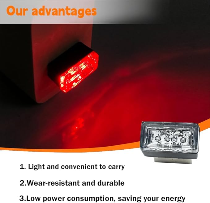 4PCS Car Interior Mood Lighting, Ambient Lighting Car, USB Light, USB Led, Durable, Lightweight and Convenient, Suitable for All Devices with USB Ports (Red)