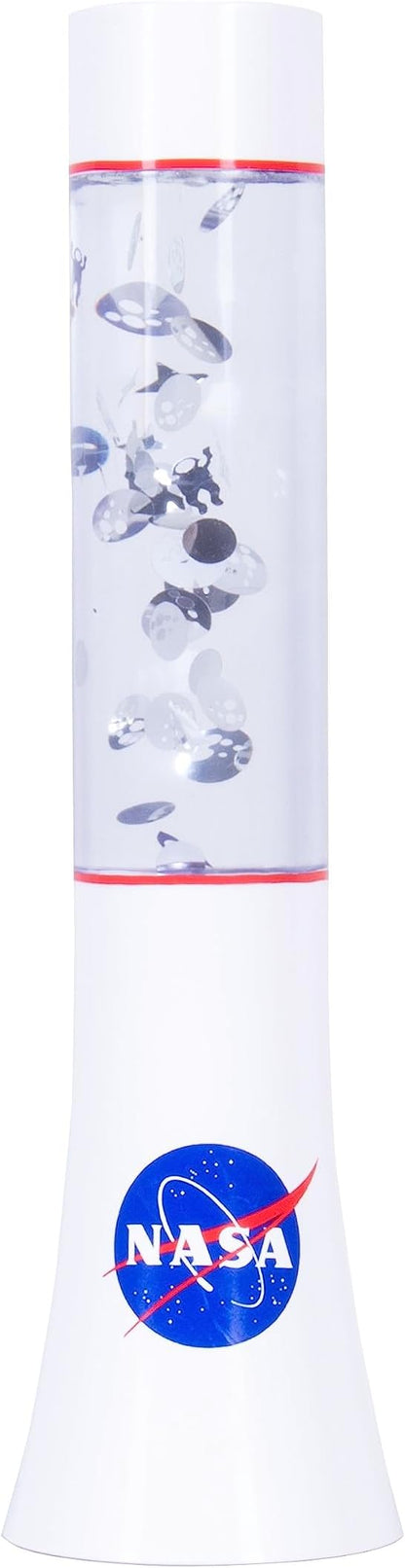 Fizz Creations NASA Inspired Space Flow Light. 13.2 inches Tall Mood Light Featuring Foil Space Icons. USB Powered with Included Cable. NASA Space Inspired Merchandise