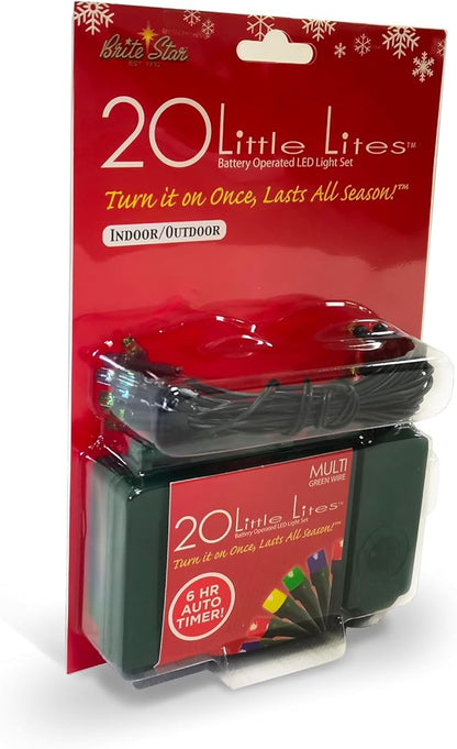 Brite Star 20 Count Battery Operated LED Little Lights, Multicolor