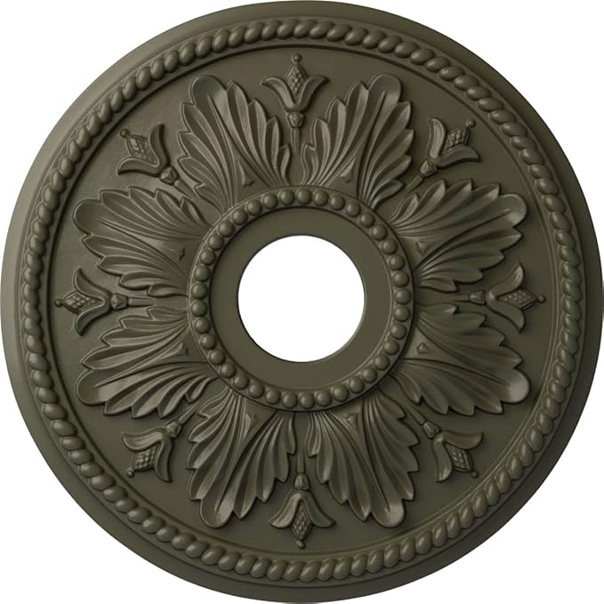 Ekena Millwork CM18ED1WHF Edinburgh Ceiling Medallion, Witch Hazel