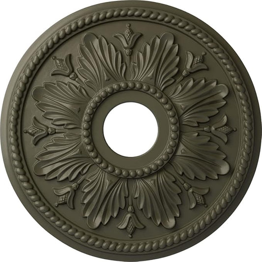 Ekena Millwork CM18ED1WHF Edinburgh Ceiling Medallion, Witch Hazel