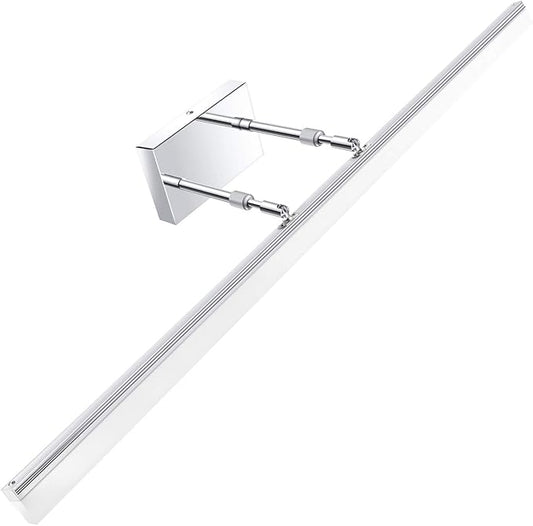 Aipsun 40 inch Modern LED Vanity Lights Adjustable Bathroom Light Fixtures Over Mirror Chrome Vanity Lighting 5500K