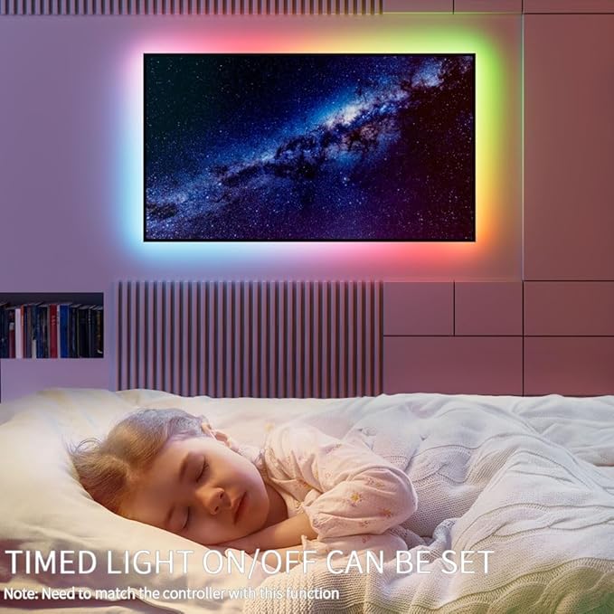 160LEDs/m 3.2FT WS2812B WS2812 LED Strip,5mm Width Individually Addressable Dream Color Flexible Smart Light Tape for Bedroom,Kitchen,Stage,TV Backlight,DC5V