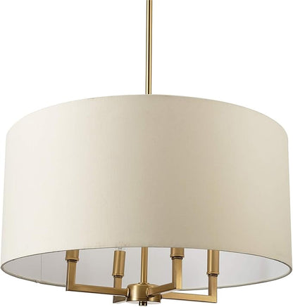 Globe Electric 60340 Emery Pendant Lighting, Matte Brass, Bulb Not Included