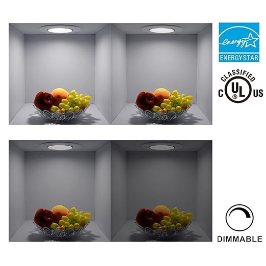 TORCHSTAR Y00NFHE1GY 5-6 Inch Retrofit LED Gimbal Downlight, 1 Pack