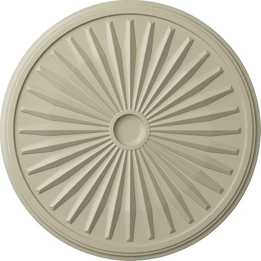 Ekena Millwork Leandros Ceiling Medallion, Clear Yellow