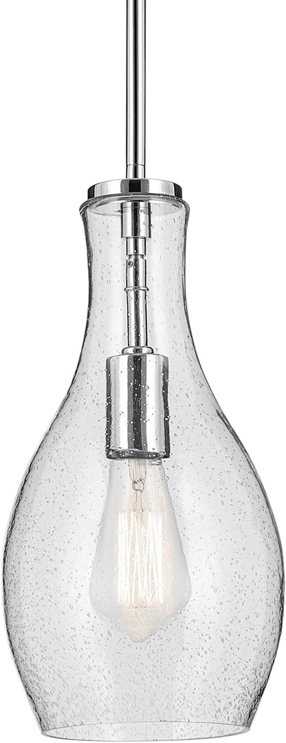 Kichler Joelson 3-Light Convertible Pendant Light Fixture with Satin Etched Cased Opal and Clear Glass Accent in Olde Bronze for Kitchen Island Dining Room (17.75" x 16.75"), 43925OZ