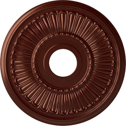 Ekena Millwork CM16MLACS 16"OD x 3 5/8"ID x 3/4"P Melonie Ceiling Medallion Fits Canopies Up to 6 3/8", Antique Copper