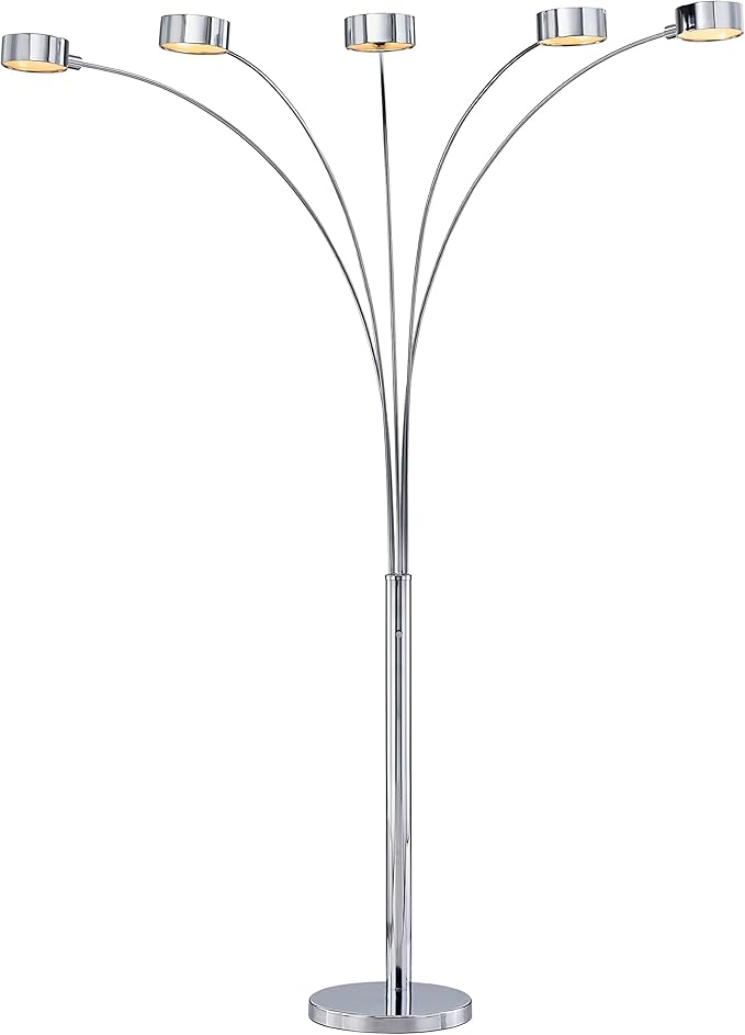 Artiva USA 88" Micah Arched Floor Lamp with Dimmer