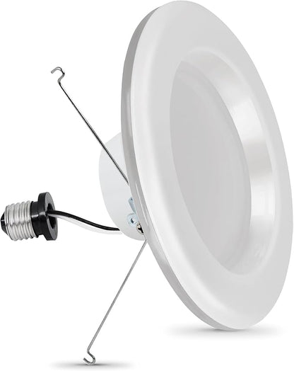 Feit Electric 5-6" LED Recessed Downlight with Night Light Mode, 75W Equivalent, Dimmable, 5CCT Selectable White, 90 CRI, 1000 Lumens, 45-Year Lifetime, LEDR56/NL/5CCTCA/RP