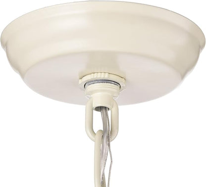 Edvivi Amorette Mini Chandelier Crystal Chandeliers, 1 Light Modern Elegant Glam Ceiling Light Fixture Ivory, Adjustable Hanging Lighting for Closet, Bedroom, Girls Room, Kitchen Island