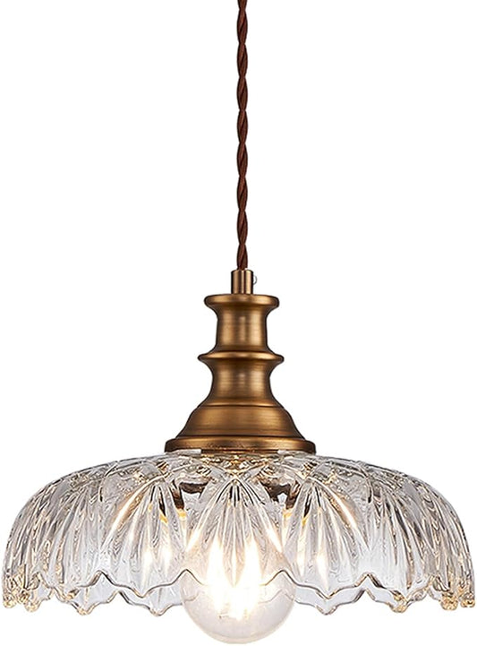 HDDFL Vintage Pendant Lights Fixture Modern Pendant Lighting Fixtures 11.8inch Hanging Lamp for Kitchen Island Bedroom Living Room Hallway
