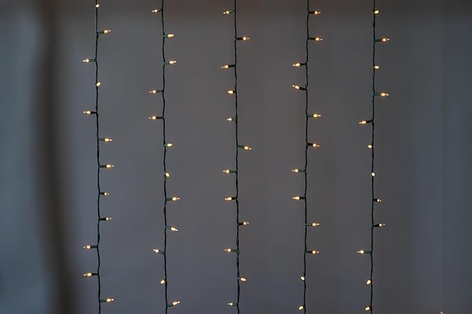 Brite Star 300 Count Mini String to String Lights, Green Wire, Clear