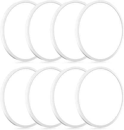 hepside 8Pack LED Flush Mount Ceiling Light Fixture, 9Inch 18W, Dimmable&3000K/3500K/4000K/5000K/6500K Adjustable Low Profile Ceiling Lights, Round Flat Ceiling Light for Closet,Kitchen,Hallway-White