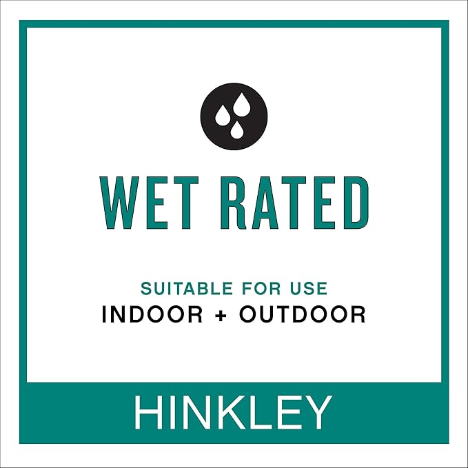 Hinkley Shelter Medium Outdoor Wall Mount Lantern, Minimalist Style, Dark Sky-Compliant, Solid Aluminum/Clear Seedy Glass, Buckeye Bronze