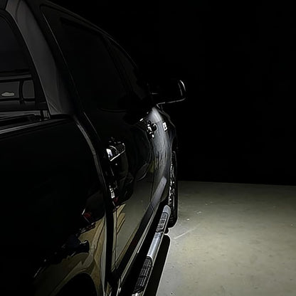 Nilight 2PCS LED Side Mirror Puddle Lights Compatible with 2007-2020 Toyota Tundra 2008-2020 Toyota Sequoia, 6000K White