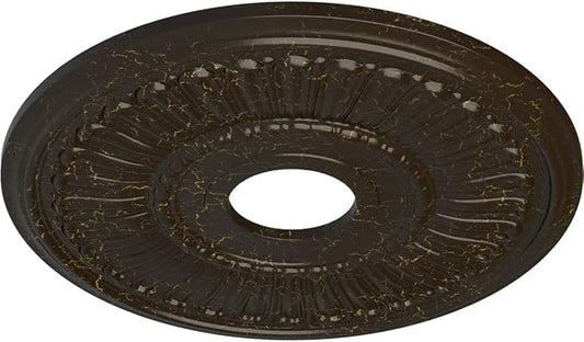 Ekena Millwork CM16MLSHC 16" x 3-5/8" x 3/4" Melonie Ceiling Medallion