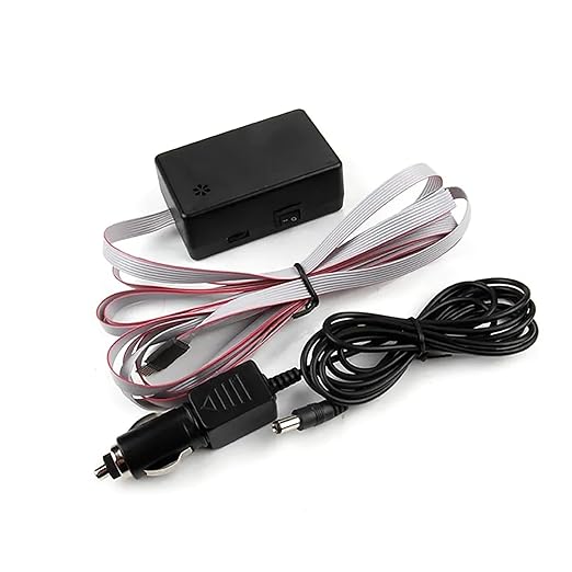 keeda Sound Music Activate Sensor Car Auto Sticker LED Light Equalizer Glow LED Light Audio Voice Rhythm Lamp (Multicolor, 80x19 cm)