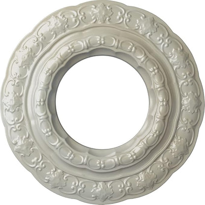 Ekena Millwork CM15LIFBS 15 3/8"OD X 7"ID X 1"P Lisbon Ceiling Medallion Fits Canopies Up to 7", Flash Blue