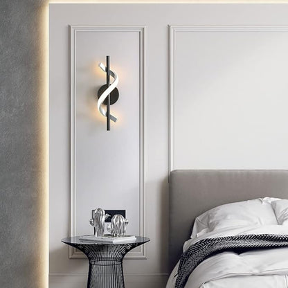 Modern Wall Sconces, 9W Wall Lighting Fixture Lamps LED Aluminum Wall Lamps for Bedroom Living Room Hallway Hotel Indoor (Warm White)