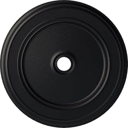 Ekena Millwork CM41CLSGS Classic Ceiling Medallion, 41 1/8"OD x 4"ID x 2 1/8"P, Hand-Painted Steel Gray