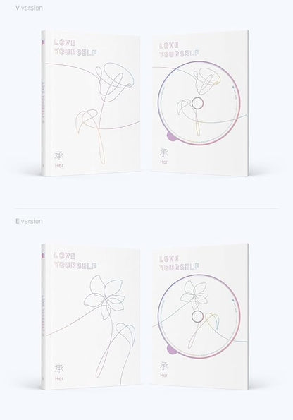 BTS - LOVE YOURSELF 承 [Her] [Random ver.] +Photobook+Photocard+Official Poster+Extra Photocard