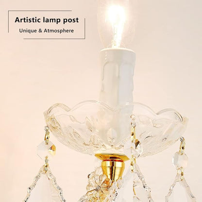Crystal Wall Lights, Modern Sconce - Brilliant 2 Lights Maria Theresa Wall Lamp Light Fixtures, Gold Wall Mounted Lamp for Bedroom, Living Room, Bedside, Corridor