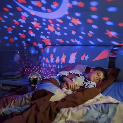 Kids Star Projector Night Light, Star Night Light Projector for Kids, Ceiling Stars Projection Lamp with Timer, 360° Rotating Night Light for Bedroom, Birthday Gift for 3 4 5 Year Old Girls Boys Black
