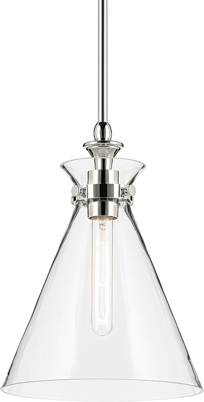 Kichler Larkin 3-Light Linear Pendant Light Fixture with Black Finish for Kitchen Island, Dining Room, and Bedroom Lighting, 42566BK