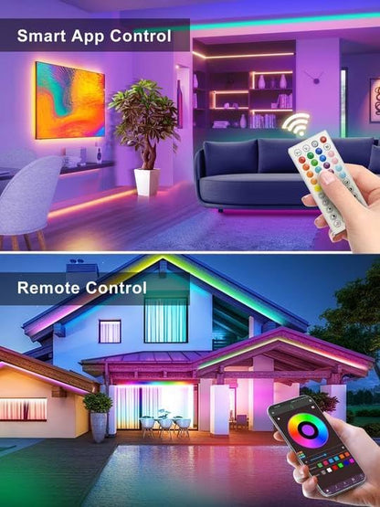 NBBUFF 32.8FT Led Neon Rope Lights Music Sync, RGB Led Strip Lights Outdoor, Neon Led Light Strip with Remote & App Control, DIY Flexible Led Lights for Bedroom, Gaming, Party, Room Decor Aesthetic
