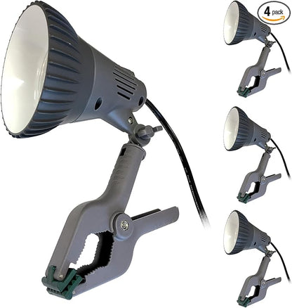 GT-Lite LED Plant Grow Light Bulbs Full Spectrum with 17.29 PPF, Grow Light with 6Feet Cord and Clamp for Indoor Plants