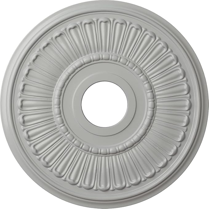 Ekena Millwork CM16MLFRF 16" x 3-5/8" x 3/4" Melonie Ceiling Medallion, Frost