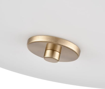 ML Lighting 214102-MG Laphia 13.25" Wide 2-Light Flushmount - Modern Gold