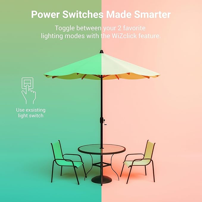 HALO ESF Motion Smart WiFi Color Changing Connected by WiZ Pro LED Security Floodlight for Outdoors - Black - ESF2ARGBWMBL-WIZ