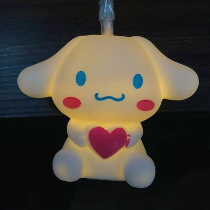 1.65M Cute Animal Dog Shape 10 Led Fairy Lights Heart Dog String Lights USB Powered for Halloween Christmas Thanksgiving Home Party Children Kids Bedroom Decoration (Heart Dog)