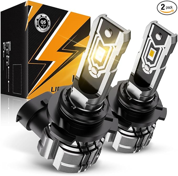 Auxbeam 9006 Fog Lights, 10000LM 400% Brighter 9006 Fog Light, Yellow Strong Penetrating Light, Super Bright Plug and Play