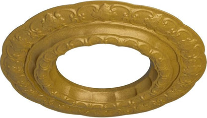 Ekena Millwork Lisbon Ceiling Medallion, Pharaoh's Gold