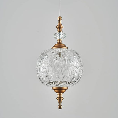 Antique Adjustable Pendant Light Fixtures Delicate Decorative Pattern Glass Ceiling Pendant Lighting for Kitchen Island Dining Room with Original Vintage Design