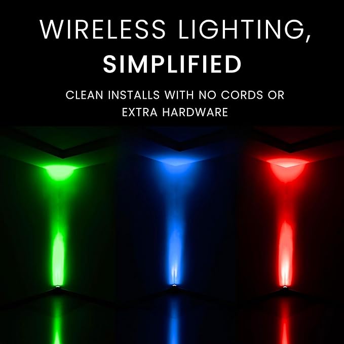 CHAUVET DJ – EZLink Wedge Q3BT ILS Battery Operated LED Wash Light | Quad Color RGBA Output | True Wireless Design, Bluetooth Control from Mobile Devices | ILS Compatibility for Events