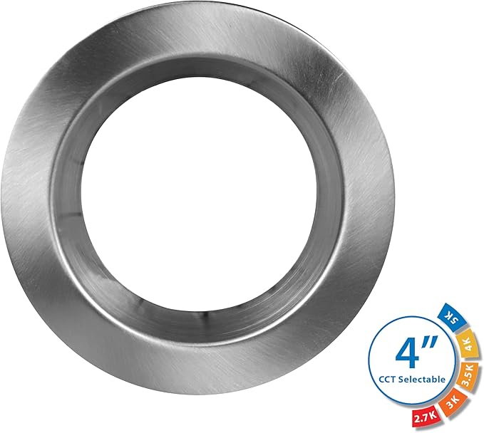 DLR4(v6) 4-inch Nickel Selectable Recessed LED Downlight (DLR4607120SNK)