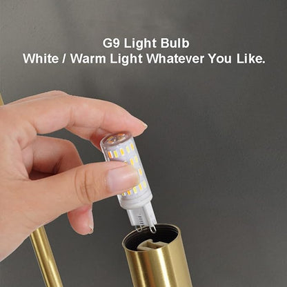 Modern Wall Sconce Set of 2 Mid Century Black Gold Wall Lamp with 2 Milk Glass Shade U-Shape Linear Wall Light for Bedside Dining Room Bathroom,Hard-Wired Install