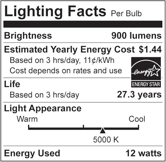 Euri Lighting DLC6S-2050e Ultra-Slim Dimmable 6" Circlular Downlight, 12W (100W Equal), 900lm, 5000K (Cool White), IC Rated, No Housing Required, E-Star & ETL Listed