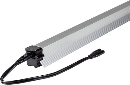 SunBlaster 18" Prism Lens 18W 6400K Full Spectrum LED Strip Light Indoor Greenhouse Plant Grow Lamp with Built-In Reflector & Mounting Clips