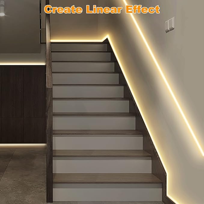 Tatazone Smart White COB Led Strip Light with App and Remote, 16.4ft 4000K WiFi Bright COB Light Strip Compatible with Alexa Google, Dimmable Indoor COB Led Lights for Mirror, Room, Cabinet, Kitchen