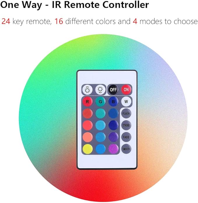 26-Set 3D Night LED Light Lamp Base with Square Round Acrylic Sheet, Includes Remote Control + USB Cable, 16 Colors Decoration Maison Decorative Lights for Bedroom Child Room (Black)