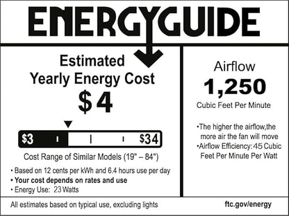 52" Low Profile Ceiling Fans with Lights and Remote, Modern Outdoor Ceiling Fans with 3 Colors 6 Speeds, Flush Mount Ceiling Fan Light with Reversible DC Motor